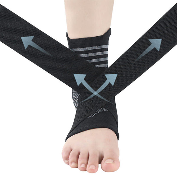  Ankle support with straps 